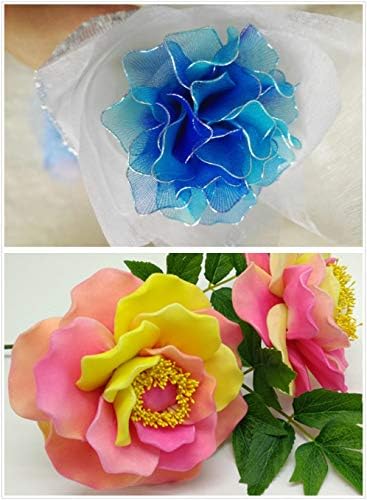 Világok 10PC Nylon Harisnya Virág DIY Virág Készítése (Pink)