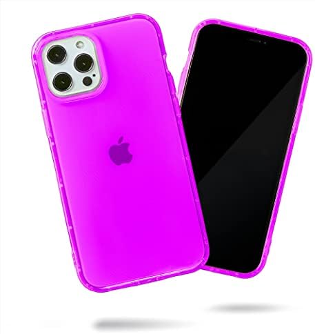 SteepLab Neon Kiemelő az iPhone számára, 12 Pro Max (2020, 6.7 Képernyő) - A Túra Jelly Esetében w/Védő légbuborékok (Telített,