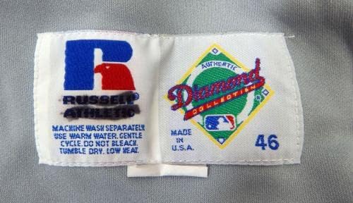 1995-99 Texas Rangers Játék Kiadott Szürke Jersey 46 DP22147 - Játék Használt MLB Mezek