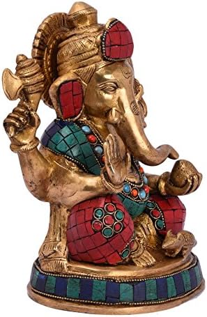 KALARAMBH Úr Ganesh Tiszta Réz Fém Anyagok, Szuper Szép Megjelenés, Otthoni, Irodai Ajándék, a Dekoratív, Díszítő Elem BH05054