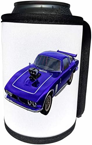 3dRose Boehm Grafika Autó - Klasszikus Kék sportkocsi - Lehet Hűvösebb Üveg Wrap (cc_357596_1)