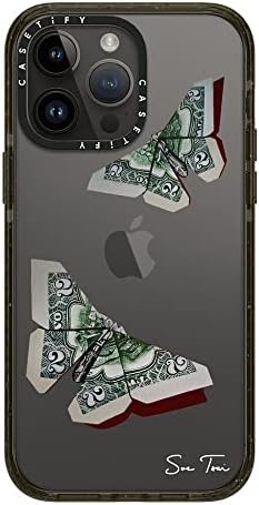 Casetify Hatása iPhone 14 Pro Max-Ügyben [4X Katonai Csepp Vizsgált / 8.2 ft Csepp Védelem] - MONEYFLY - Fényes Fekete