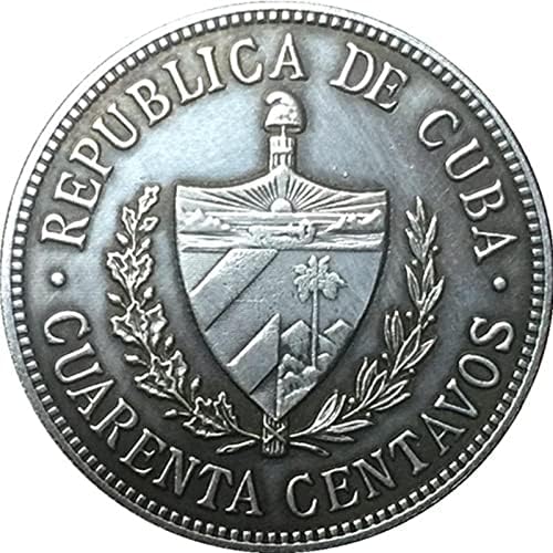 1920 Kubai Réz Ezüst Bevonatú Megemlékező Gyűjthető Érme Ajándék Szerencsés Kihívás Érme