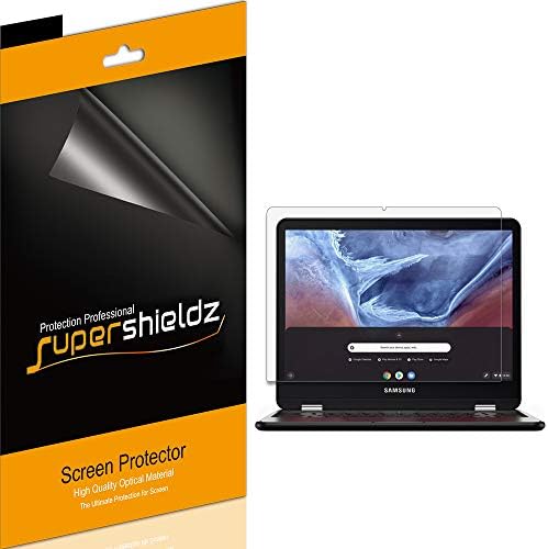 (3 Csomag) Supershieldz Célja a Samsung Chromebook Pro/Plus (12.3 hüvelyk) képernyővédő fólia, Tükröződésmentes, valamint