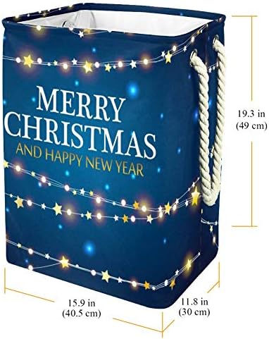 Inhomer Karácsonyi Fények, vége Csillagok, Design Elemek 300D Oxford PVC, Vízálló Szennyestartót Nagy Kosárban a Takaró Ruházat,