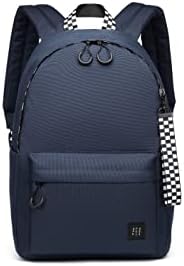 Alkalmi nap hátizsák bookbag a férfiak, mind a nők laptop hátizsák utazási iskolai üzleti(sötét kék)