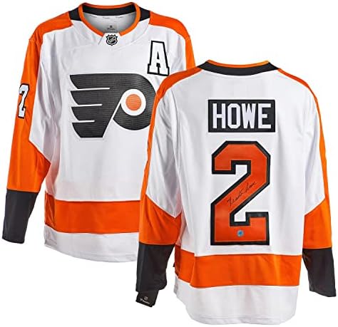 Mark Howe Philadelphia Flyers Dedikált Fanatikusok Jersey - Dedikált NHL-Mezek