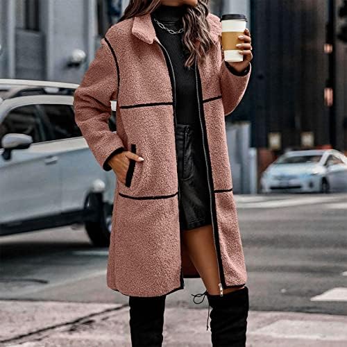 Női Túlméretezett Kabát, Egyszínű, Hosszú Ujjú, Kényelmes Outwear Téli Bő Kabát Alkalmi Cardigen Kabát