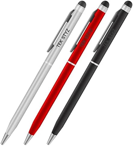 PRO Toll Karbonn A29 Tintával, Nagy Pontosságú, Extra Érzékeny, Kompakt Formában az érintőképernyők [3 Pack-fekete-Piros,