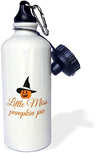 3dRose Halloween Pumpkin a Szöveg a Kis Miss Sütőtök Pite - Víz Palackok (wb-371935-1)