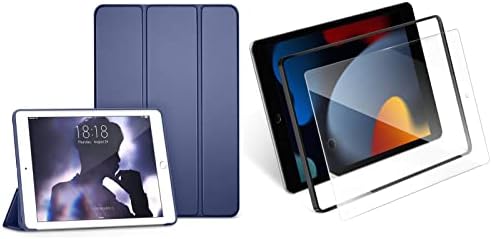 DTTO iPad 9./ 8./ 7. Generációs 10.2 az Esetben, Könnyű, Puha TPU Vissza iPad 10.2 Inch (2021/2020/2019) együtt Edzett Üveg