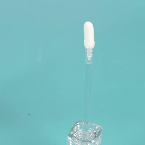 COSIDEA 22 DB üres kör 4ml PETG átlátszó szájfény cső lipgloss papír doboz (Squre tubus, doboz Nélkül)