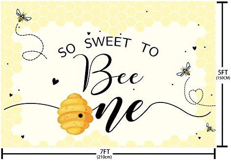 MOHOFOND Méh 1. Szülinapi Háttér Dekoráció Gyerek Olyan Kedves, hogy a méh Egy Éves Szülinapi Buli Honeycomb Fotó Háttér