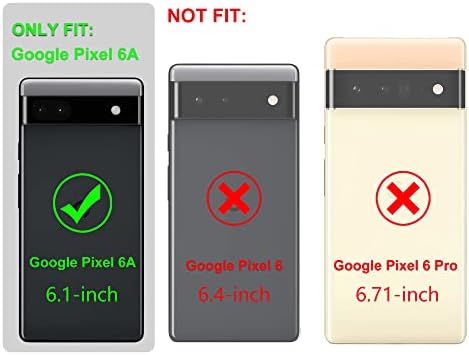 Célja a Pixel 6A Esetben a Google Pixel 6A Ütésálló burkolat Gyűrű Kitámasztó,Katonai Anti-Semmiből Páncél Védő Telefon Esetében