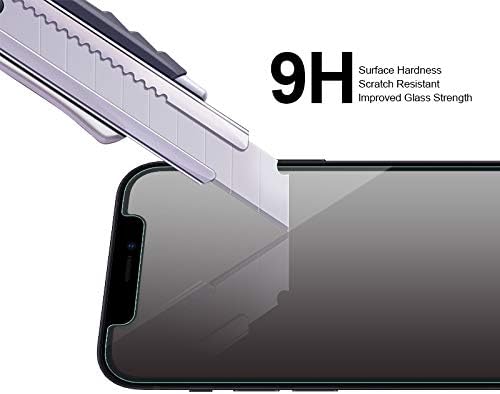 (3 Csomag) Supershieldz Tervezett iPhone 12 Pro Max (6.7 hüvelyk) Edzett Üveg kijelző Védő fólia, Anti Karcolás, Buborék