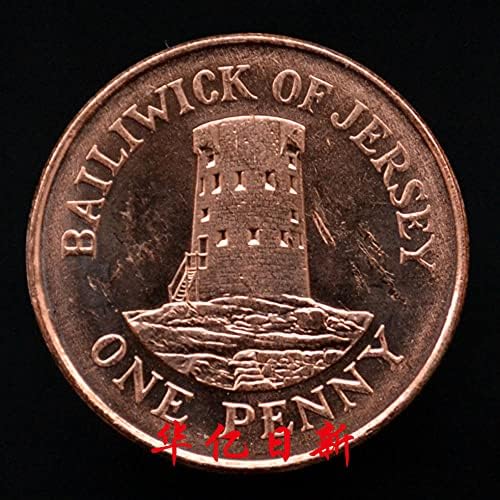 Brit Jersey Érme 2005 1 Penny Királynő Európai Külföldi Érmék KM103