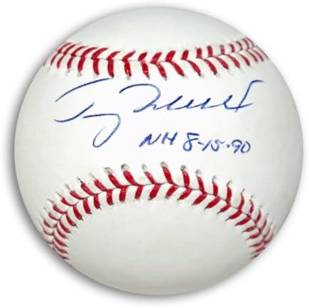 Terry Mulholland Dedikált MLB Baseball Feliratos NH 8-15-90 Dedikált - Dedikált Baseball