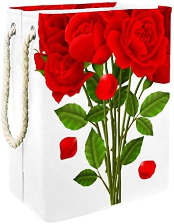 DEYYA Rose Red Gyönyörű Szennyes Kosár Kosarad Magas, Erős Összecsukható a Felnőtt Gyerekek Tini Fiúk, Lányok, Hálószoba,